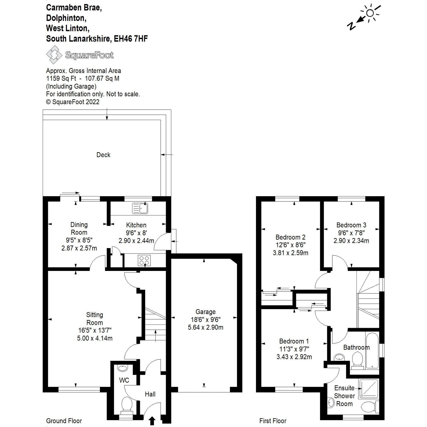 3 bed semidetached house for sale in 9 Carmaben Brae, Dolphinton EH46