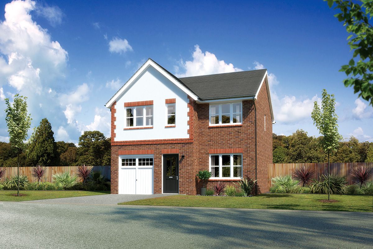 New home, 4 bed detached house for sale in "CarltonII" at Church Road