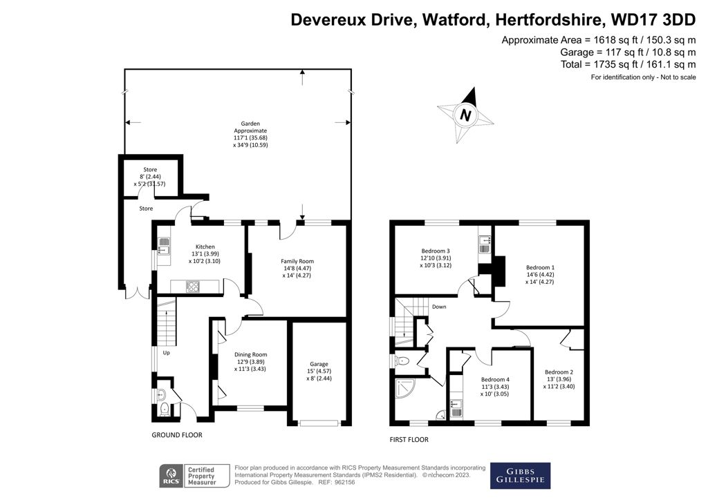 4 bed detached house for sale in Devereux Drive, Watford, Hertfordshire