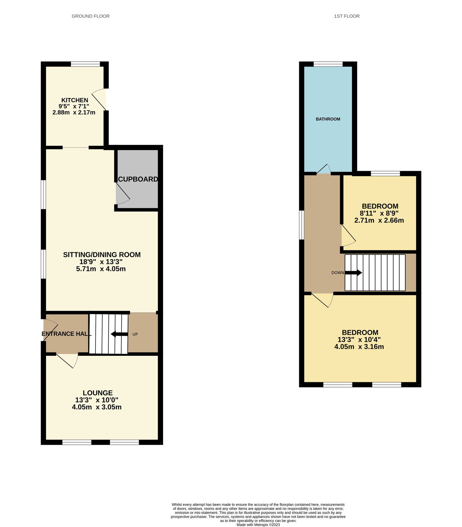 2 bed end terrace house for sale in Road, St James