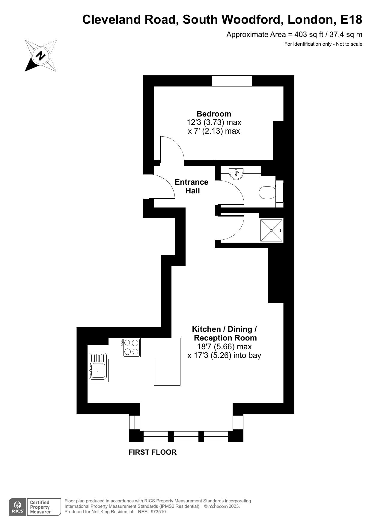 1 bed flat for sale in Cleveland Road, South Woodford, London E18 Zoopla