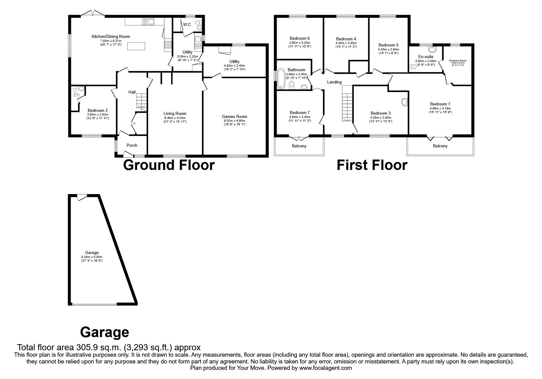 6 bed detached house for sale in Beckfoot, Silloth, Wigton, Cumbria CA7