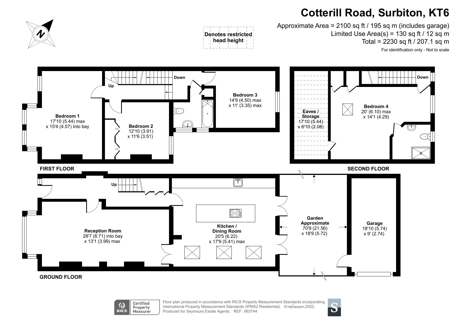 4 bed semidetached house for sale in Cotterill Road, Surbiton KT6 Zoopla