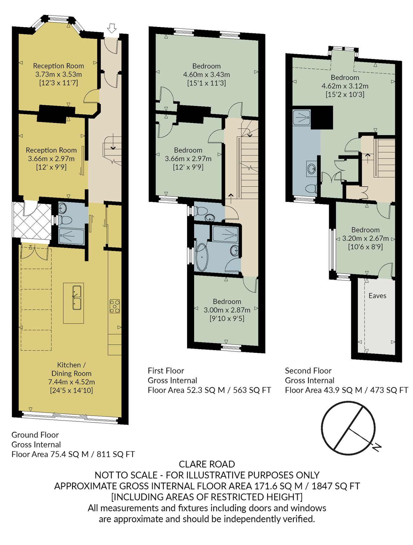4 bed terraced house for sale in Clare Road, Whitstable, Kent CT5 Zoopla