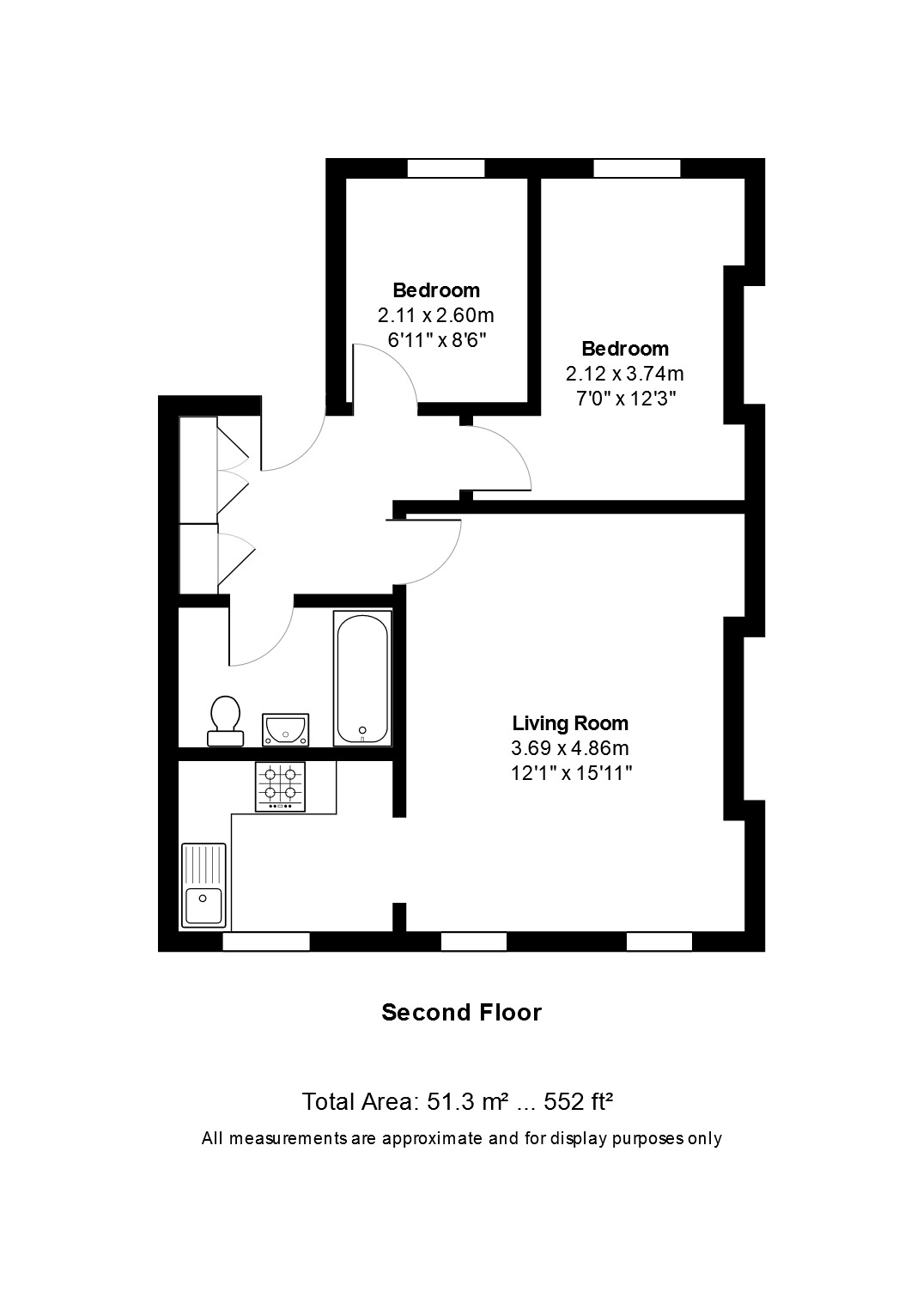 2 bed flat for sale in Roundhill Crescent, Brighton BN2 Zoopla