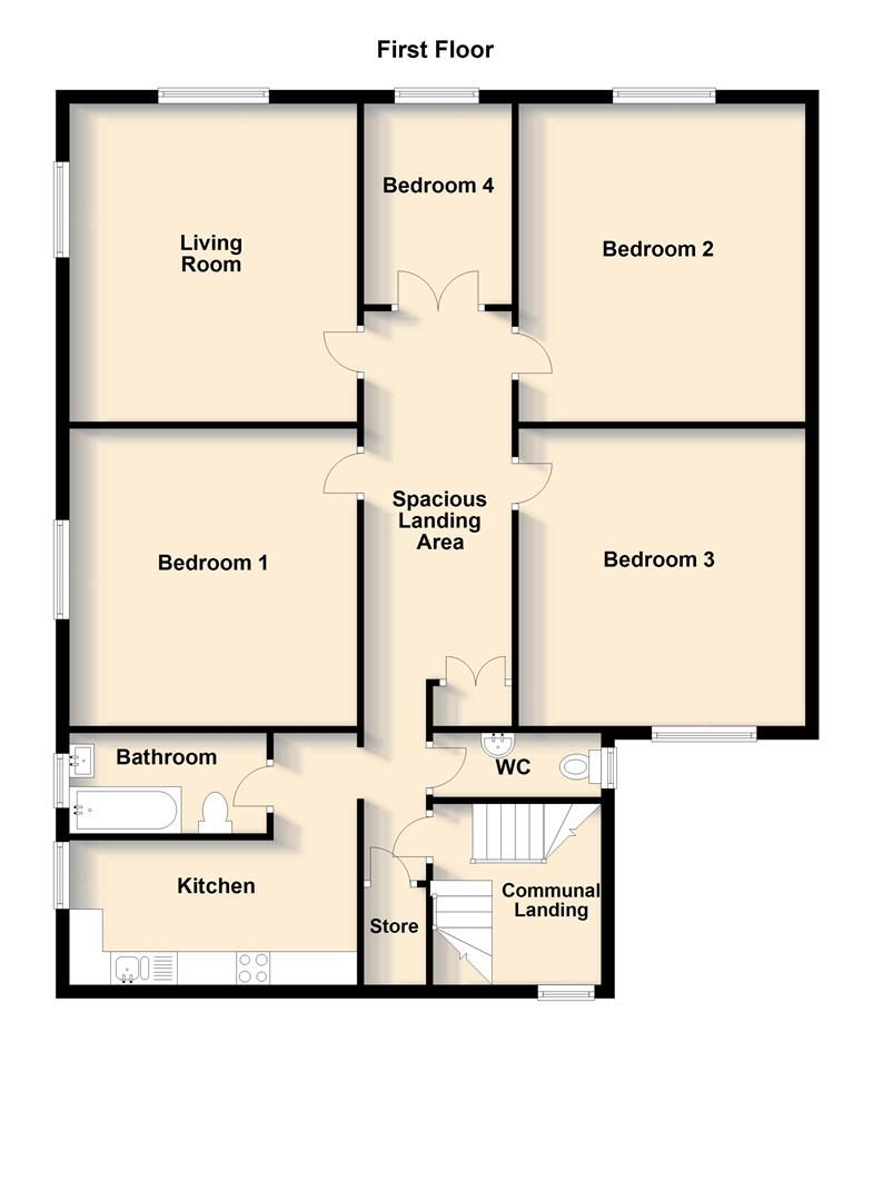 4 bed flat for sale in Broad Walk, Buxton SK17 Zoopla