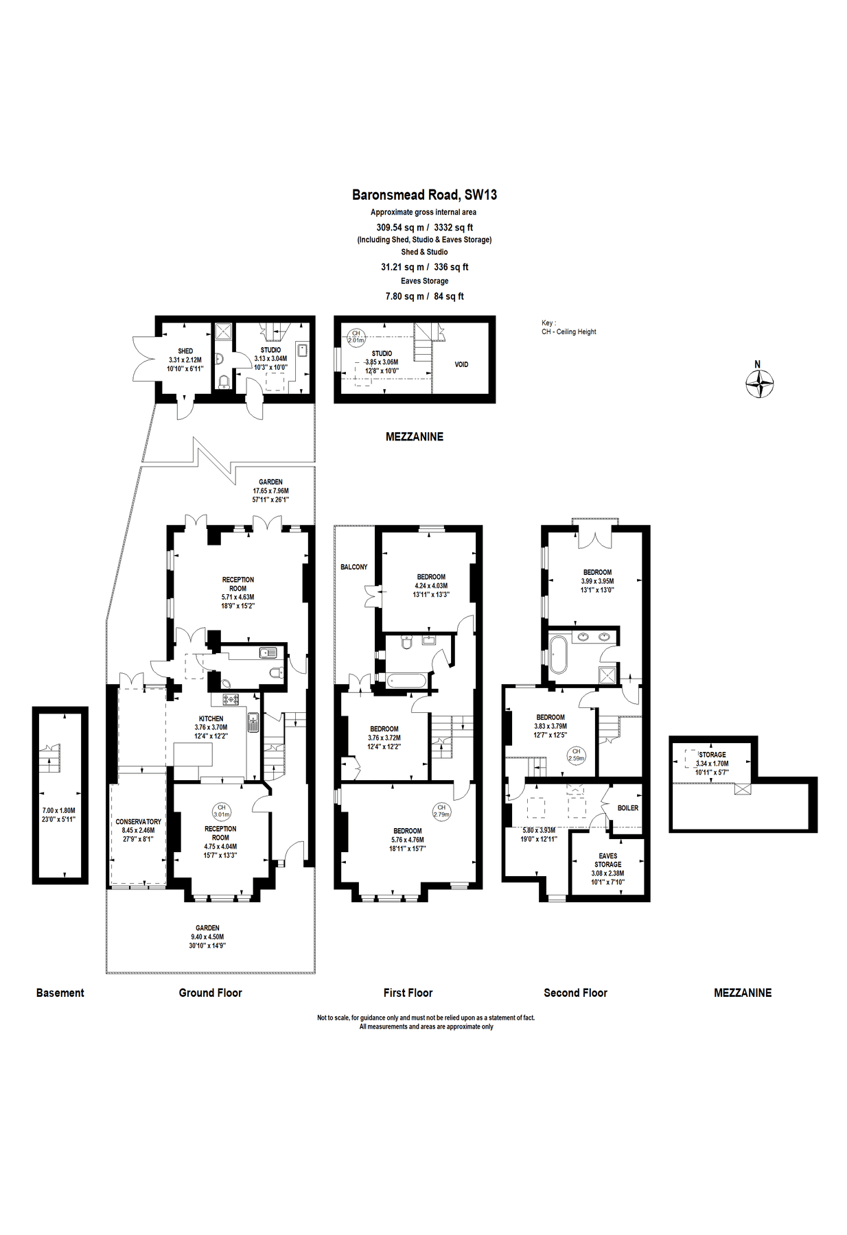 5 bed semidetached house for sale in Baronsmead Road, London SW13 Zoopla