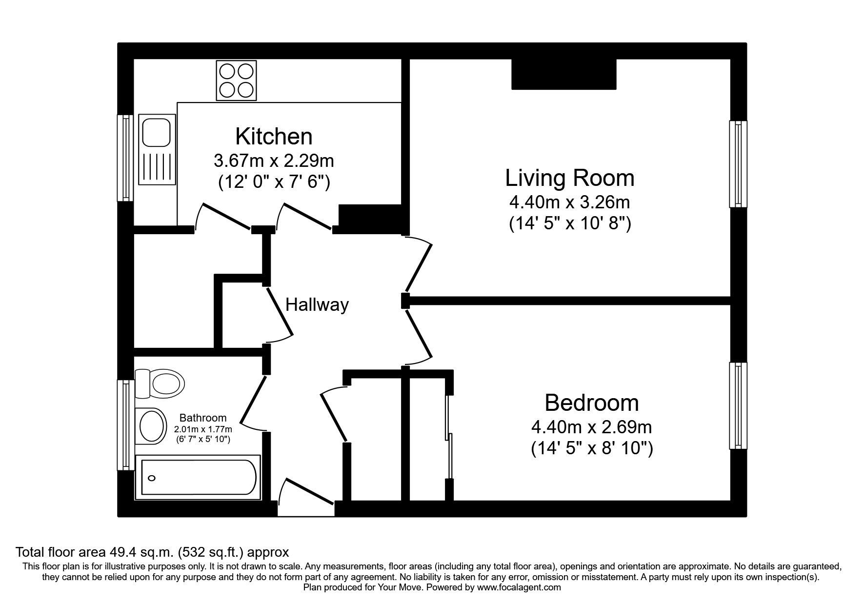 1 bed flat for sale in Mossend Place, Elgin, Moray IV30 Zoopla