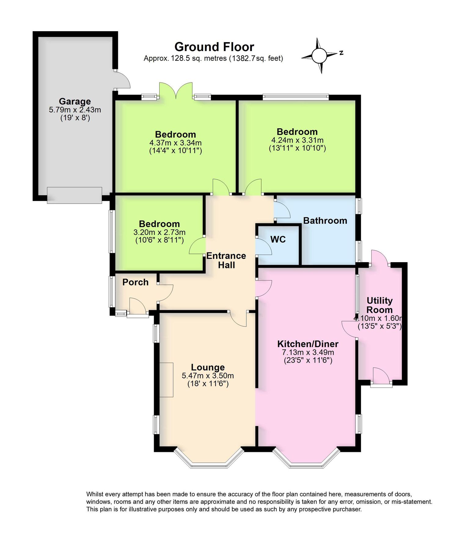 3 bed bungalow for sale in Alinora Crescent, GoringBySea, Worthing, West Sussex BN12 Zoopla