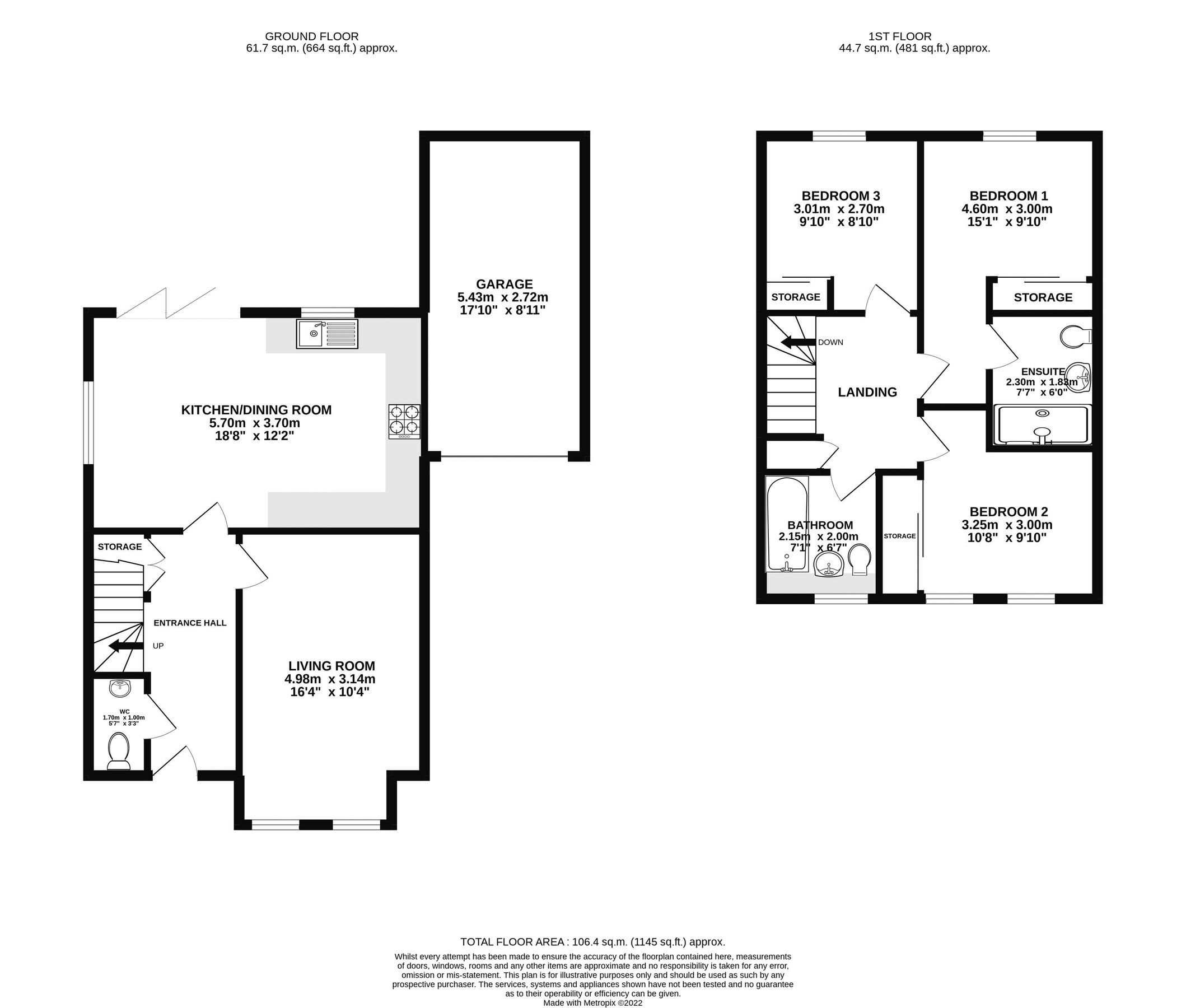 3 bed detached house for sale in Wychwood, Turners Hill Road, Crawley