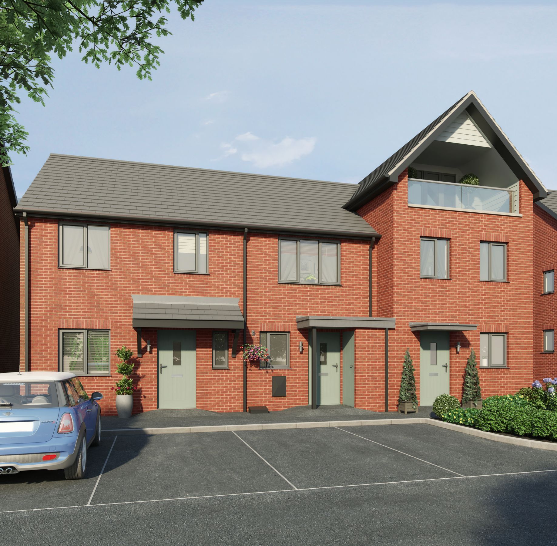 New home, 2 bed end terrace house for sale in Livesey Branch Road