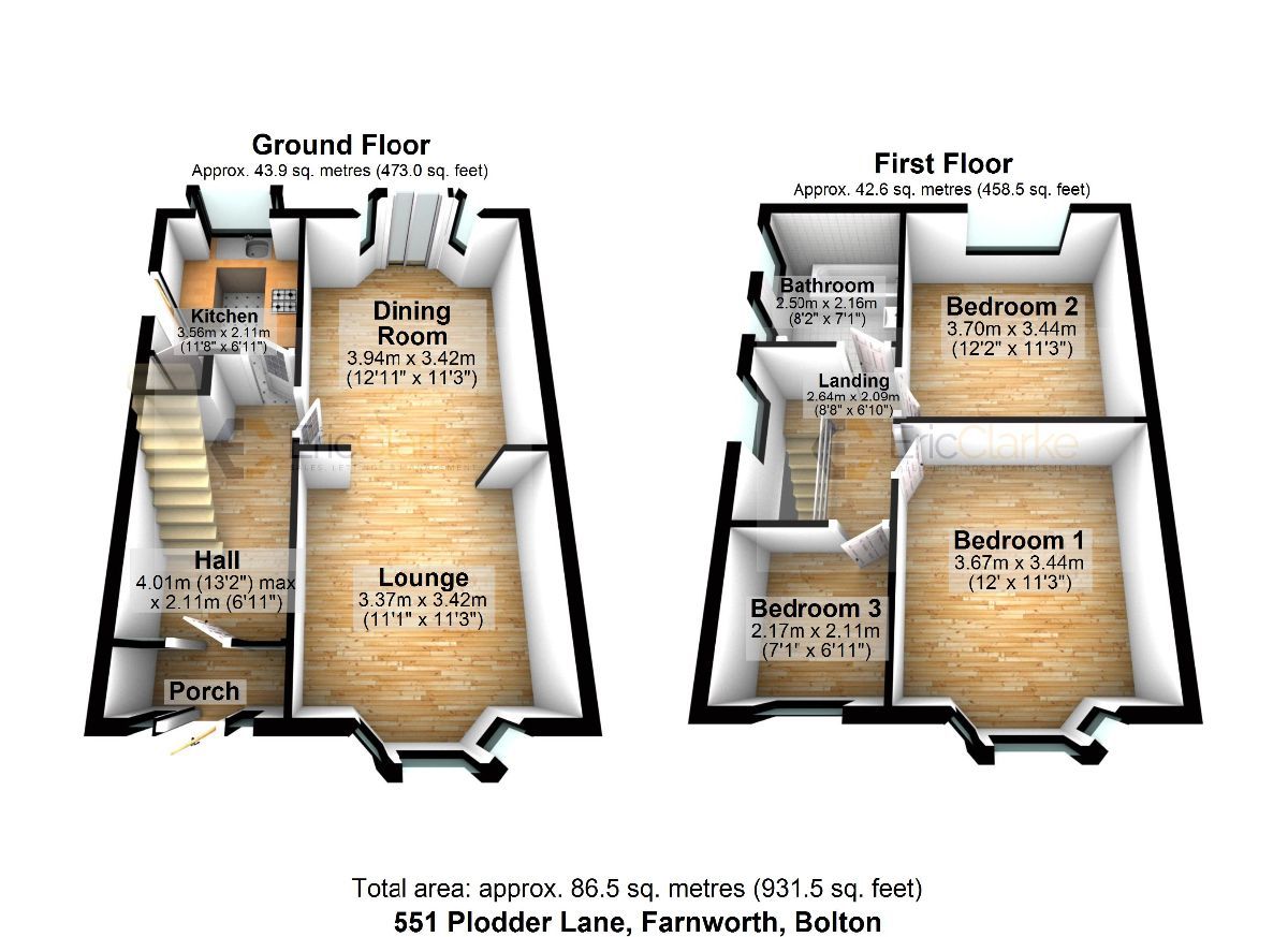 3 bed semidetached house for sale in Plodder Lane, Farnworth, Bolton