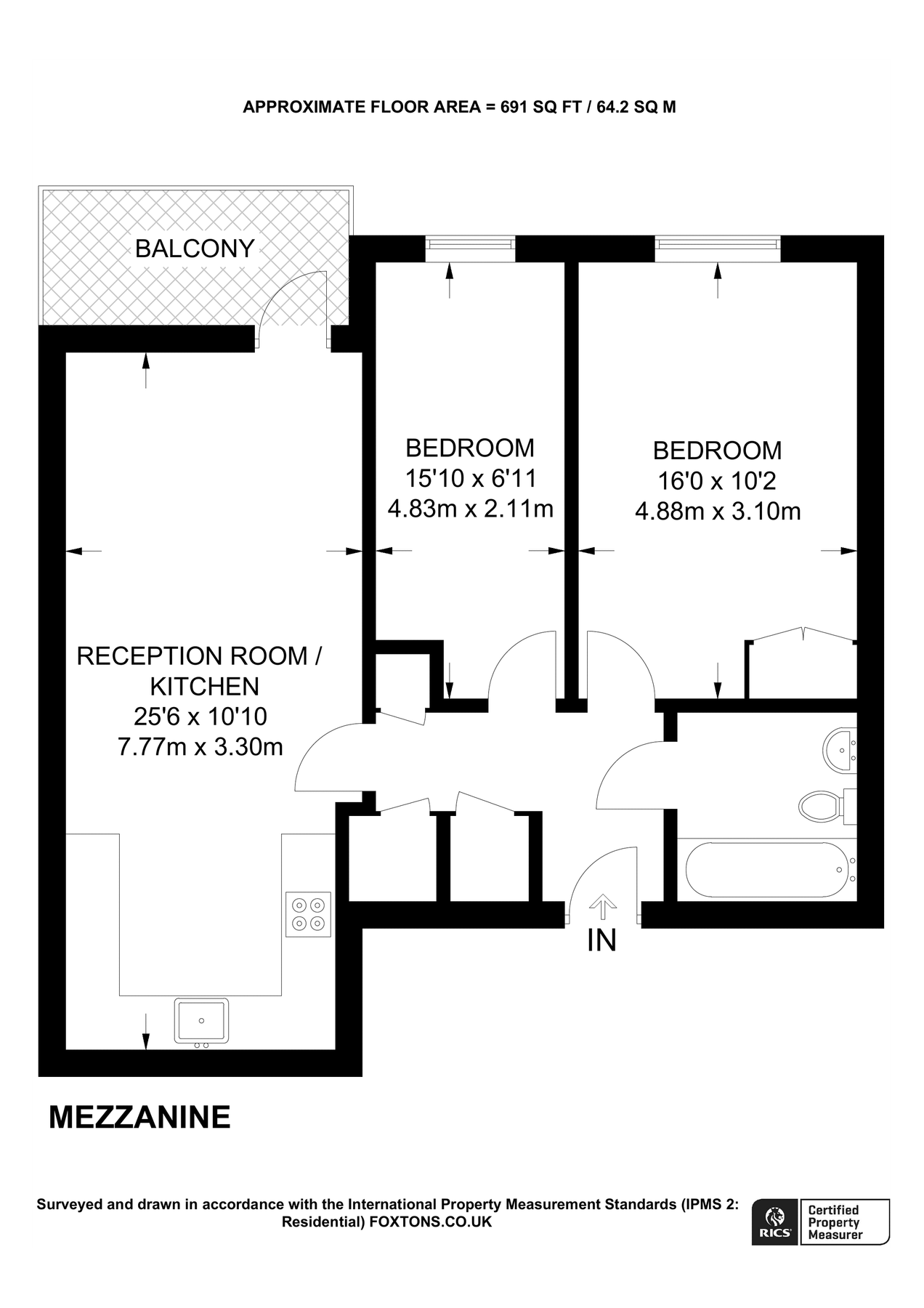 2 bed flat for sale in Stratford, Stratford, London E15 Zoopla