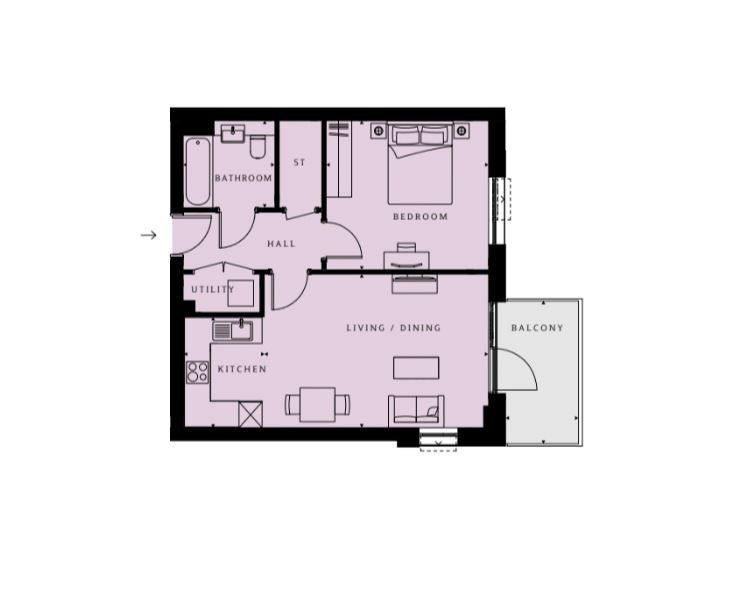 New home, 1 bed flat for sale in Hendon Waterside, Hendon NW9 Zoopla