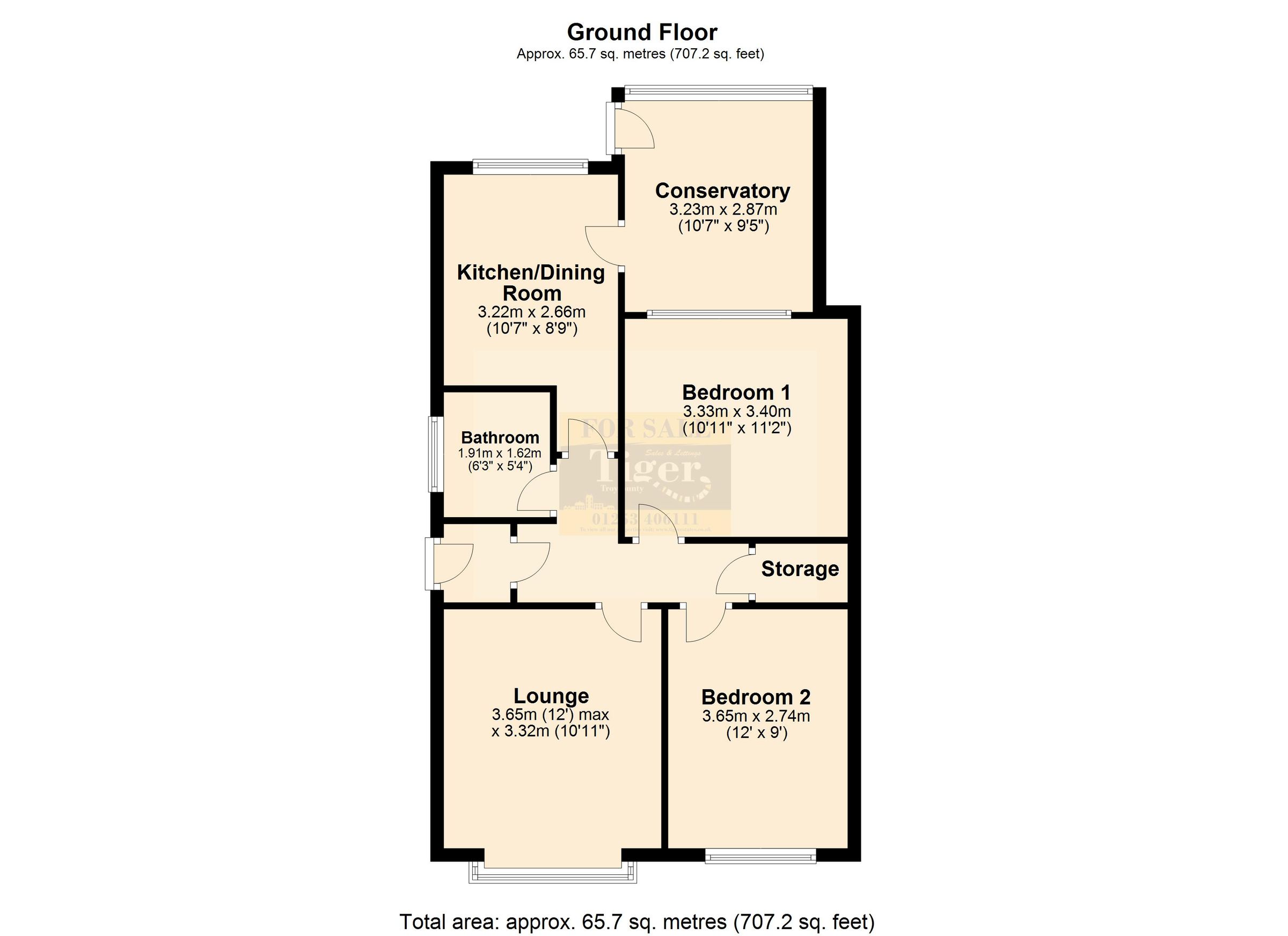 2 bed semi-detached bungalow for sale in North Drive, Thornton