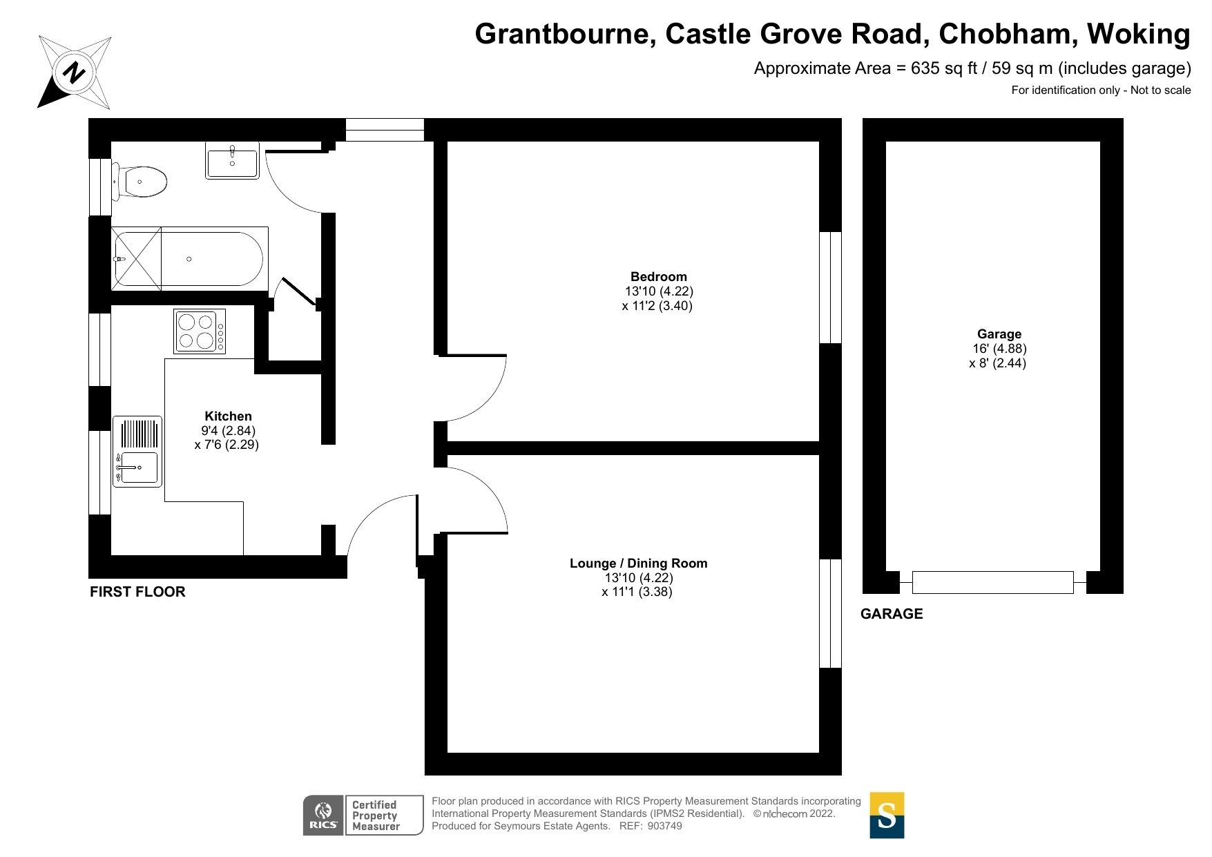 1 bed flat for sale in Chobham, Woking GU24 Zoopla