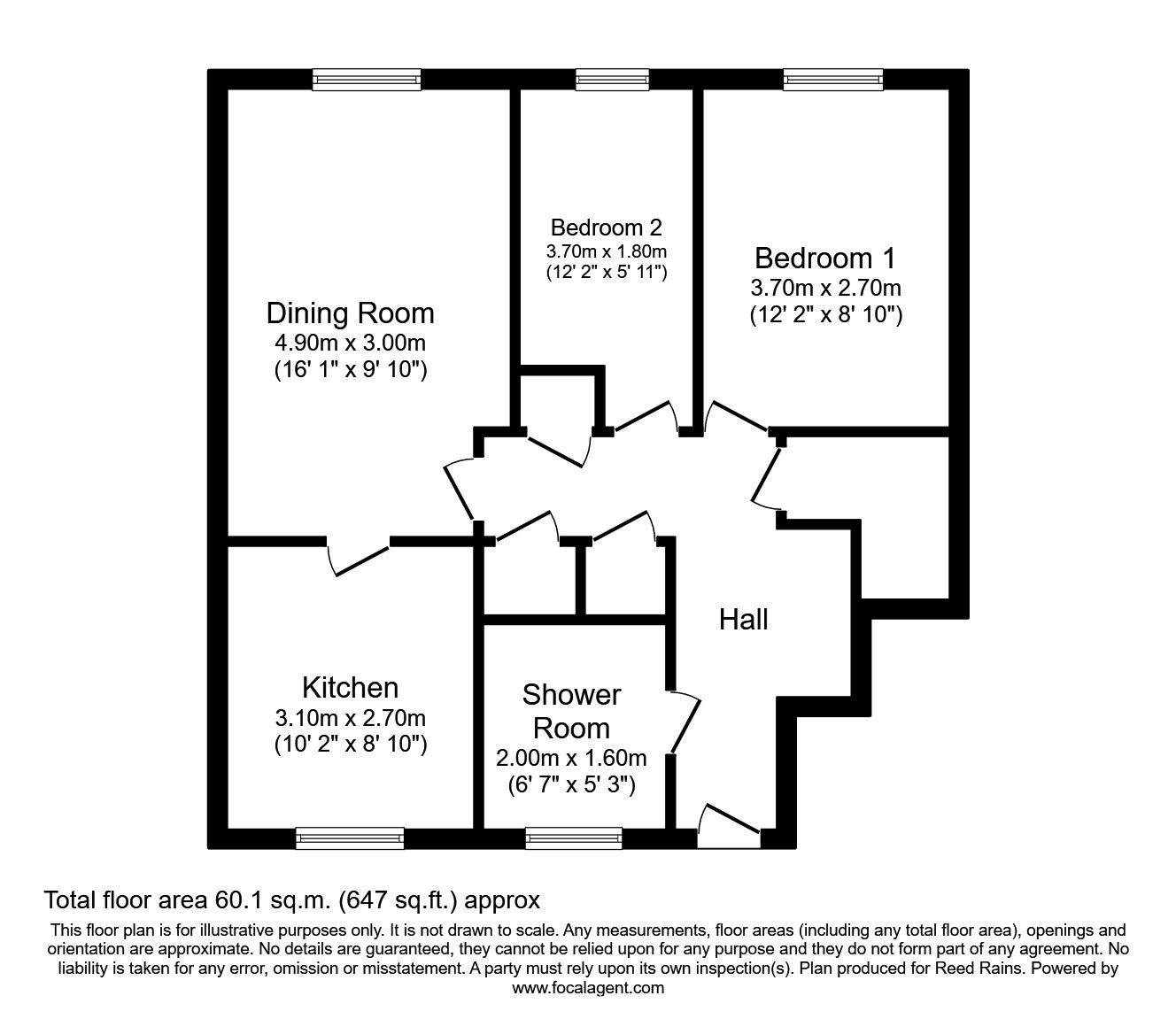 2 bed flat to rent in Dunedin Drive, Salford M6 Zoopla