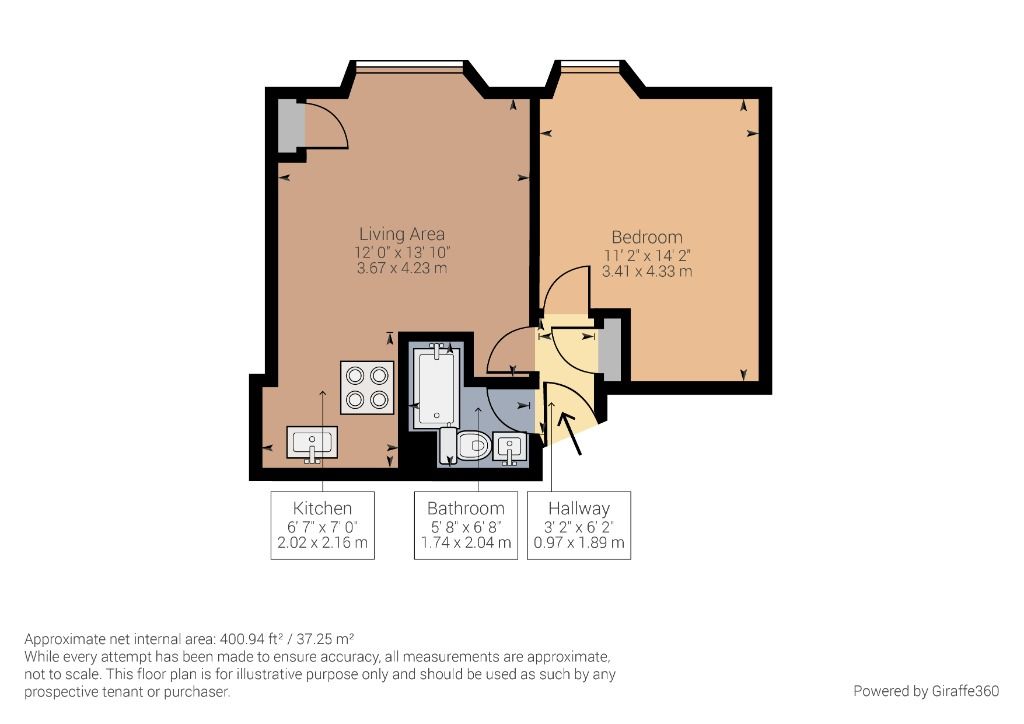 1 bed flat to rent in Murdoch Terrace, Fountainbridge, Edinburgh EH11