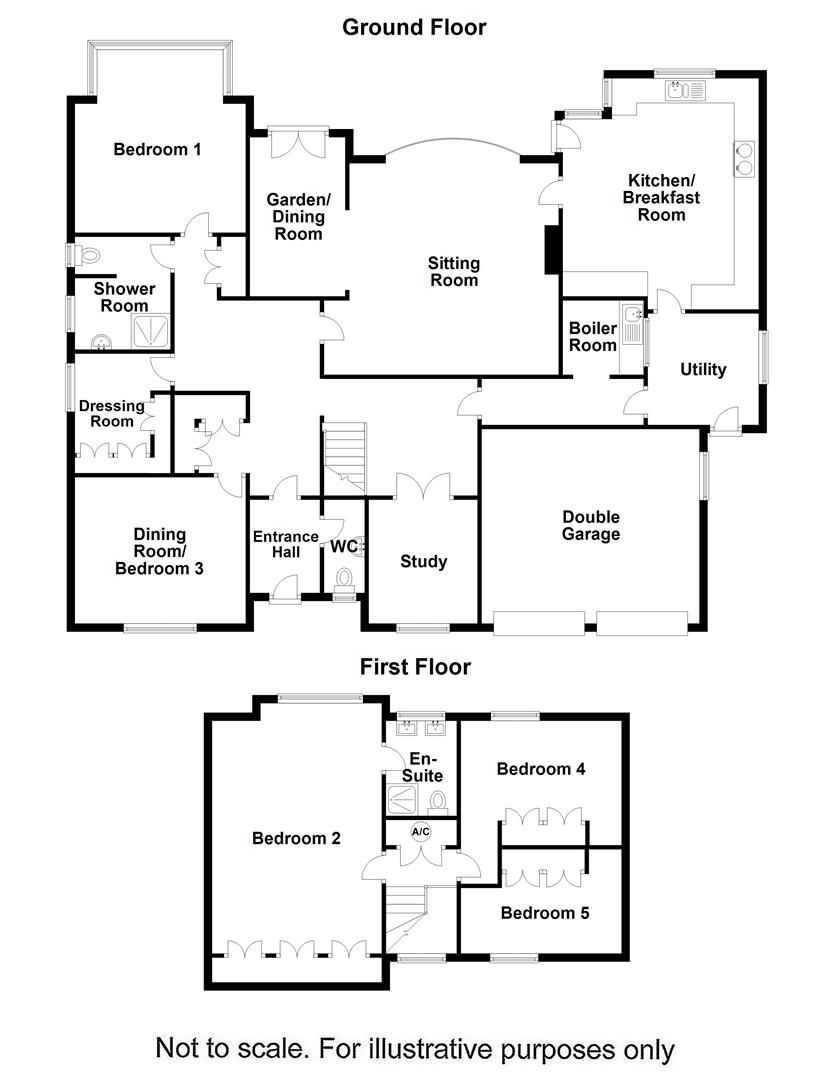 5 bed detached bungalow for sale in Penfold Lane, Great Billing
