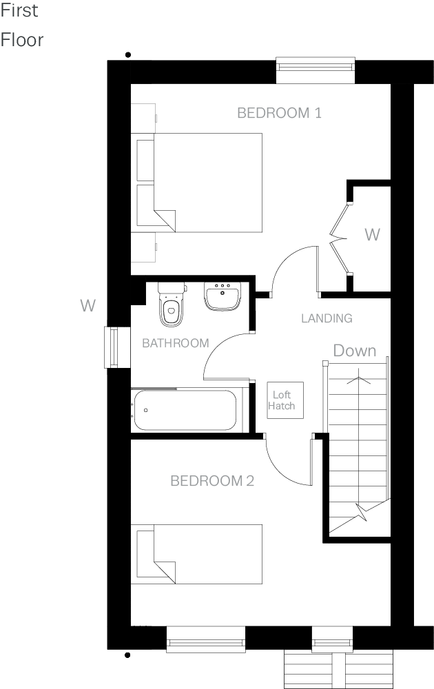 New home, 2 bed semidetached house for sale in Ratby Lane, Kirby