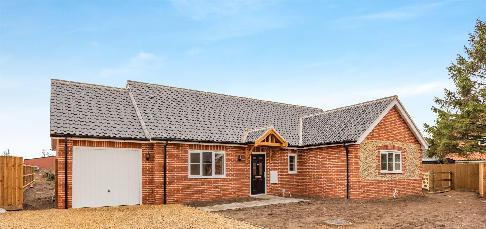 New home, 3 bed detached bungalow for sale in Rocklands Road, Shropham