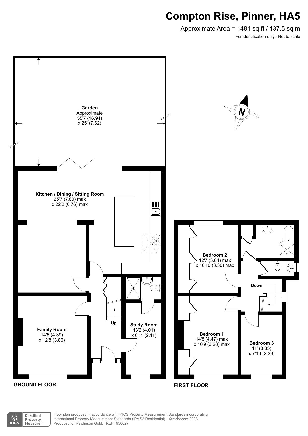 3 bed semidetached house for sale in Compton Rise, Pinner, Pinner HA5 Zoopla