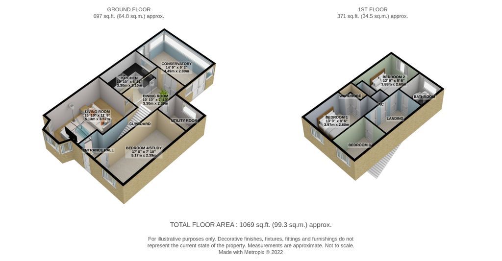 4 bed linkdetached house for sale in Melfort Drive, Leighton Buzzard