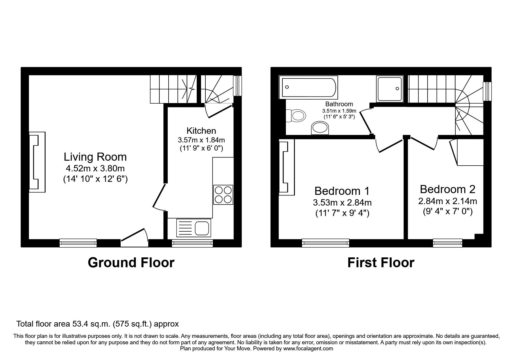 2 bed end terrace house to rent in Fountain Street, Morley, Leeds, West