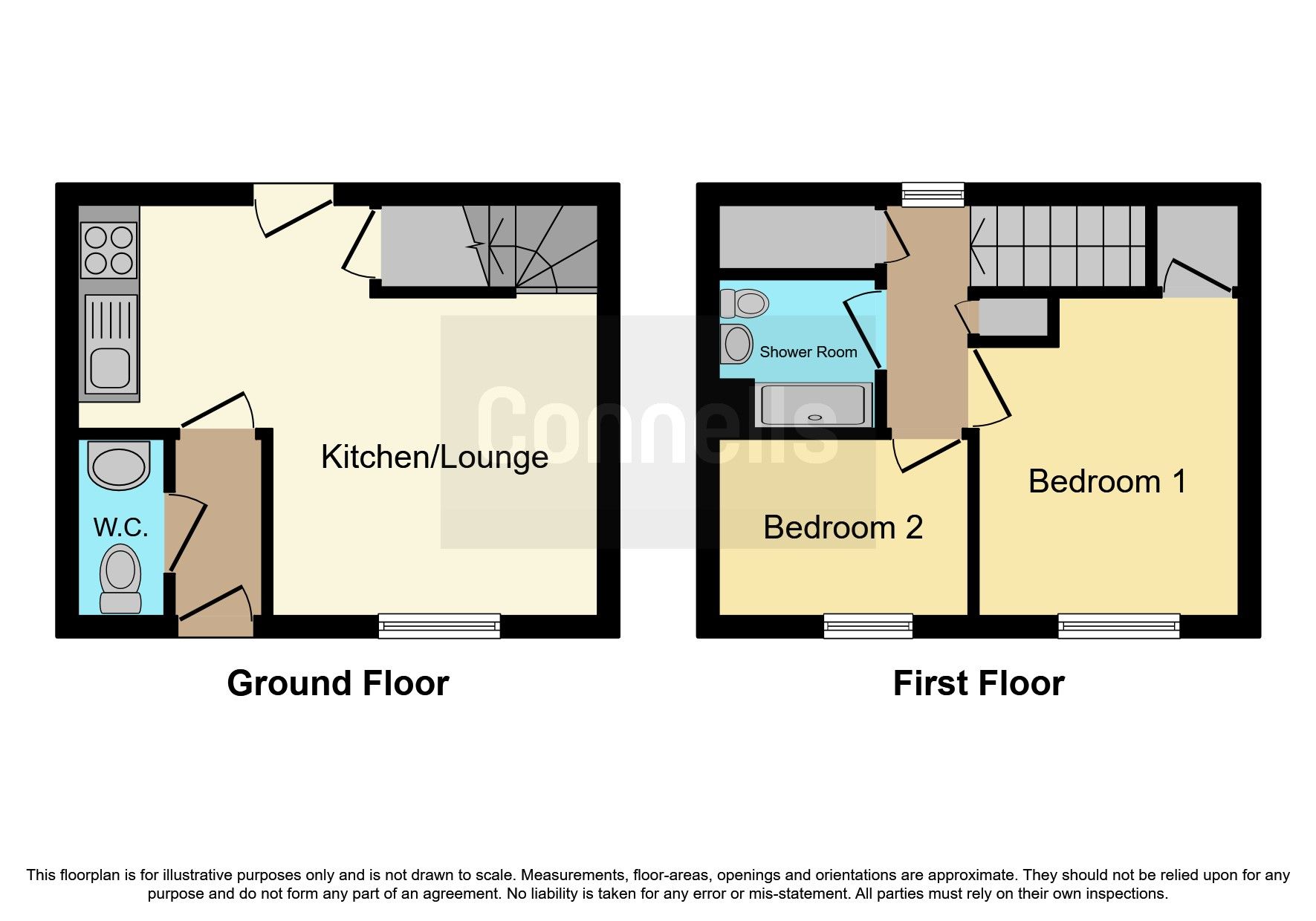 2 bed terraced house for sale in Griffin Way, Kempston, Bedford MK42