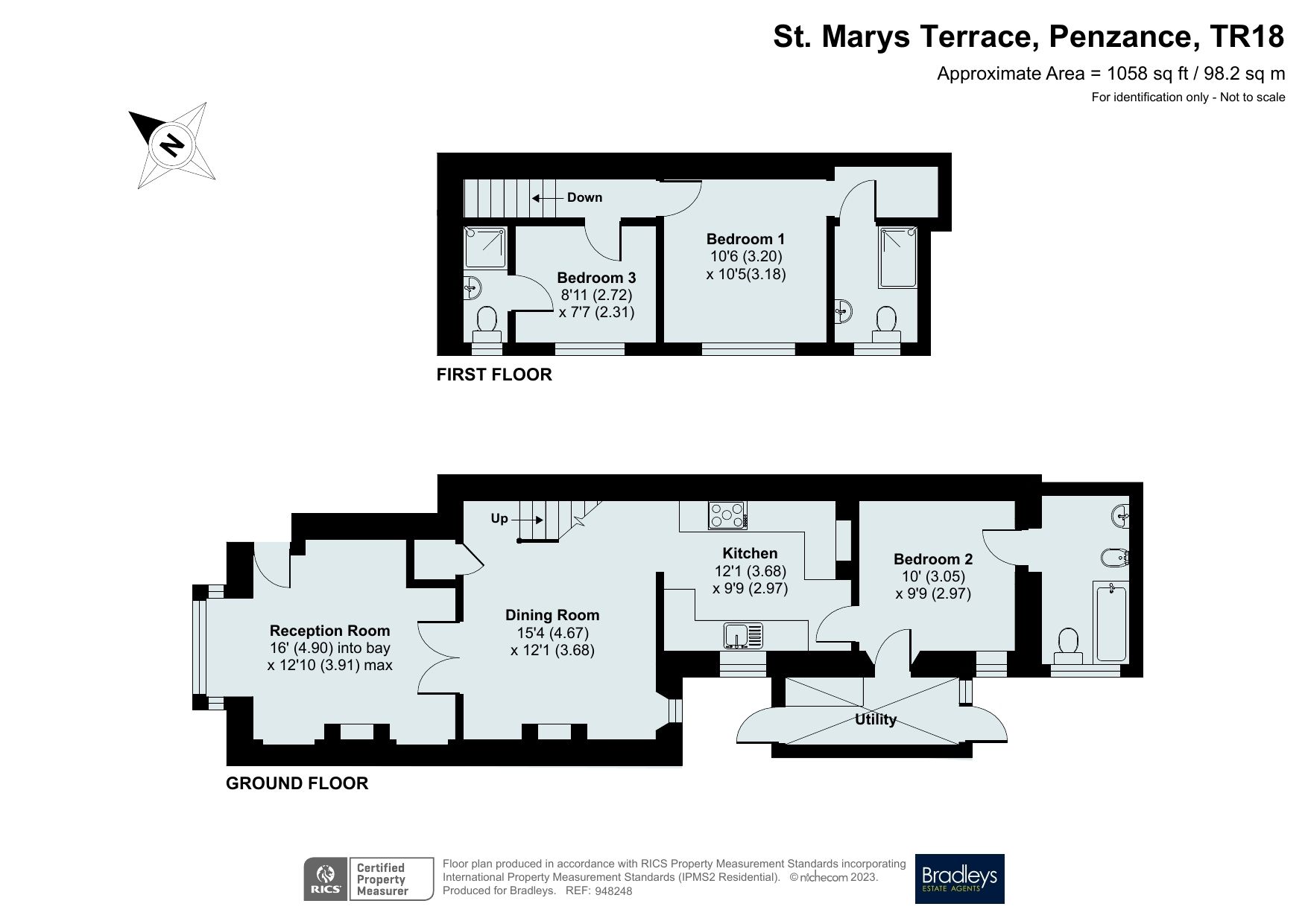 3 bed flat for sale in St. Marys Terrace, Penzance, Cornwall TR18 Zoopla