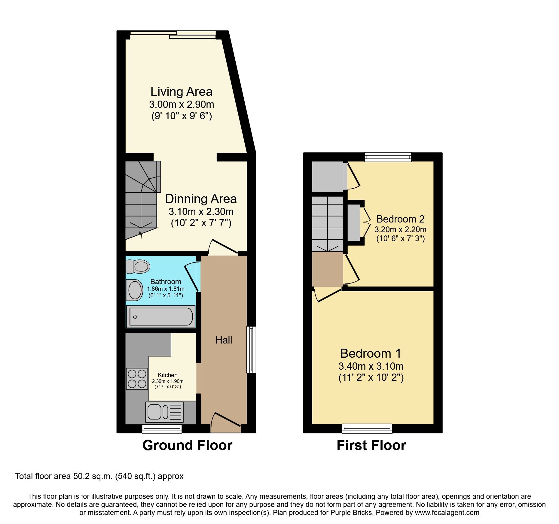 2 bed end terrace house for sale in Upper Halliford Road, Shepperton