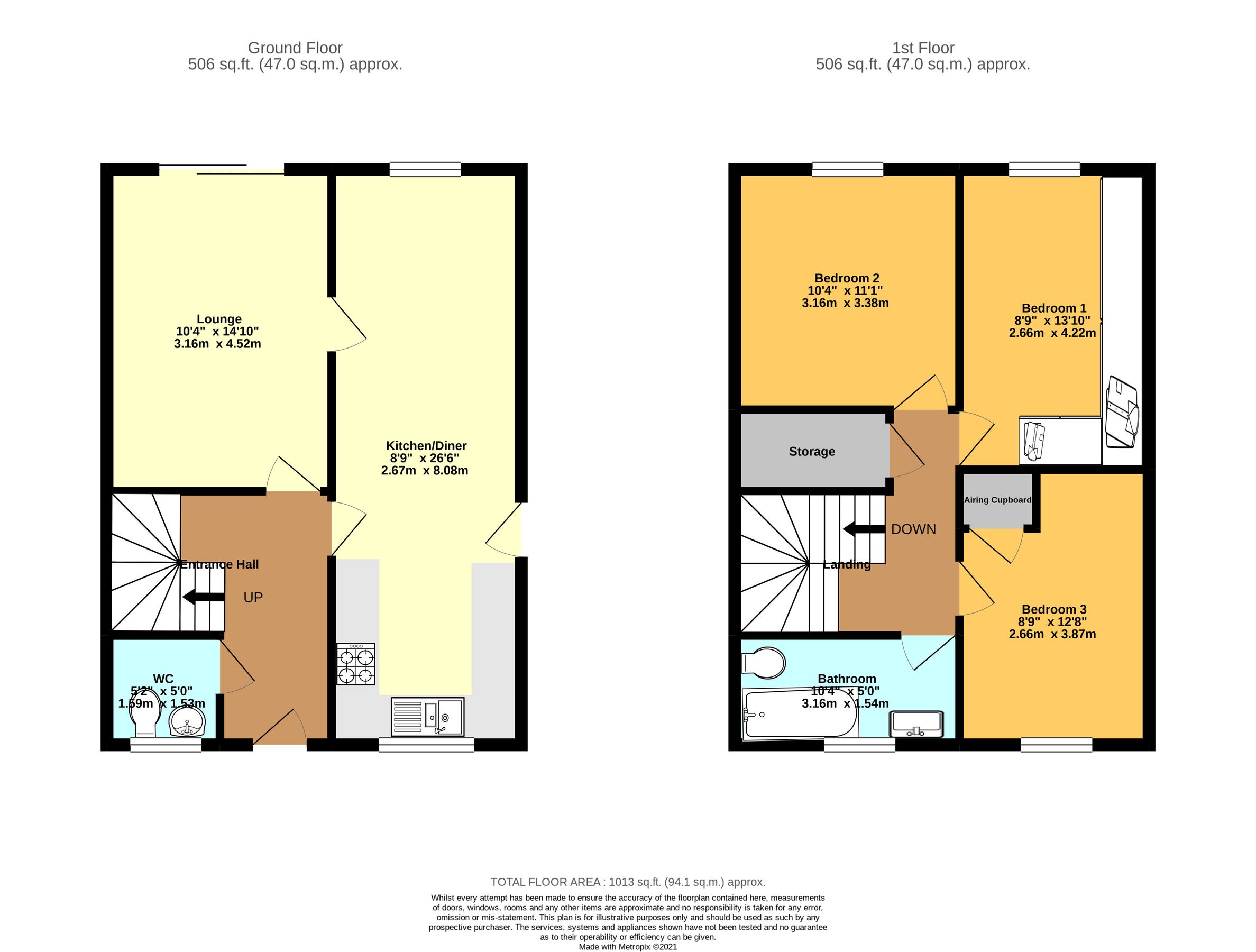 3 bed semidetached house for sale in Malham Way, Oadby, Leicester LE2