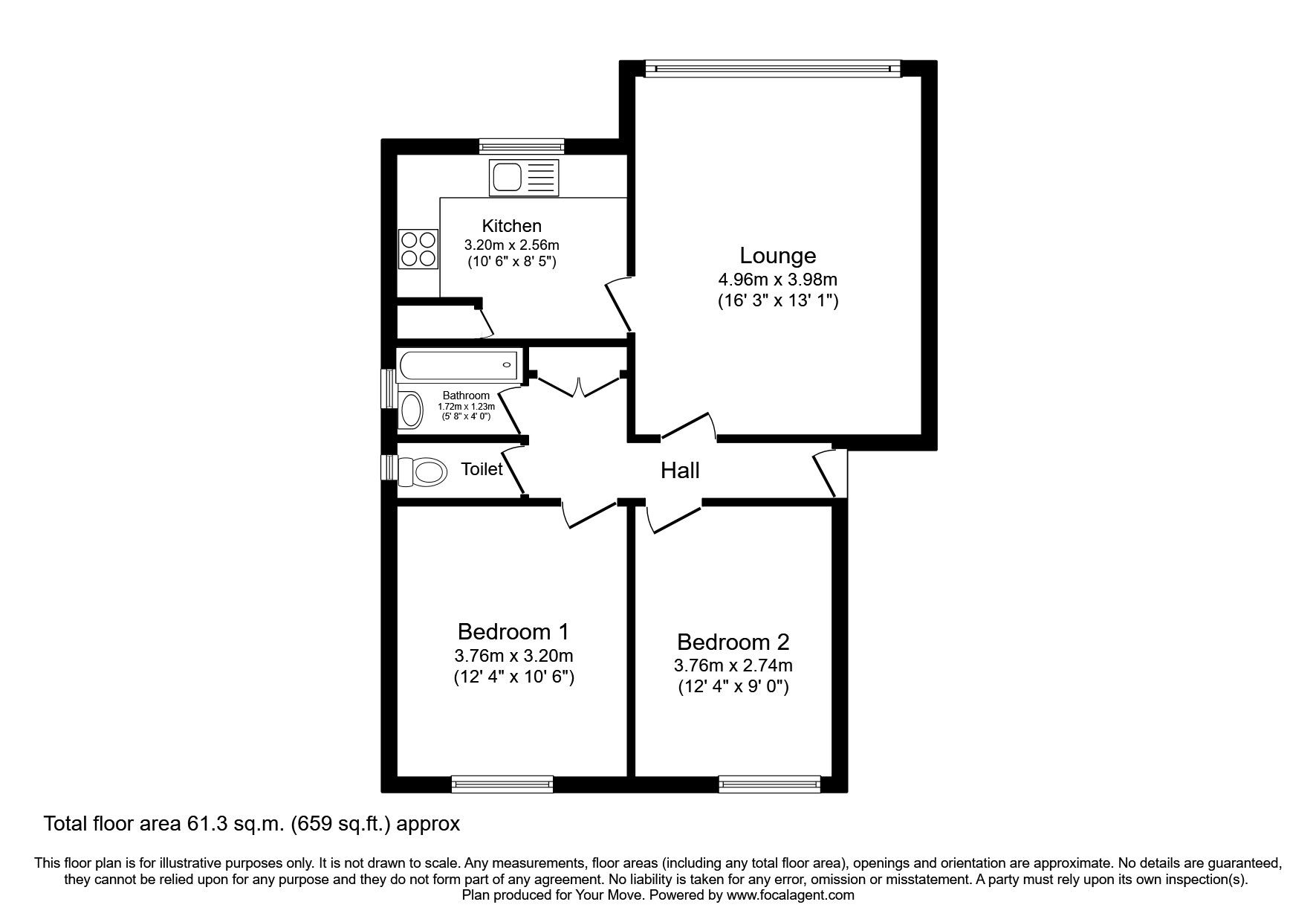 2 bed flat for sale in Glen Eyre Road, Southampton, Hampshire SO16 Zoopla