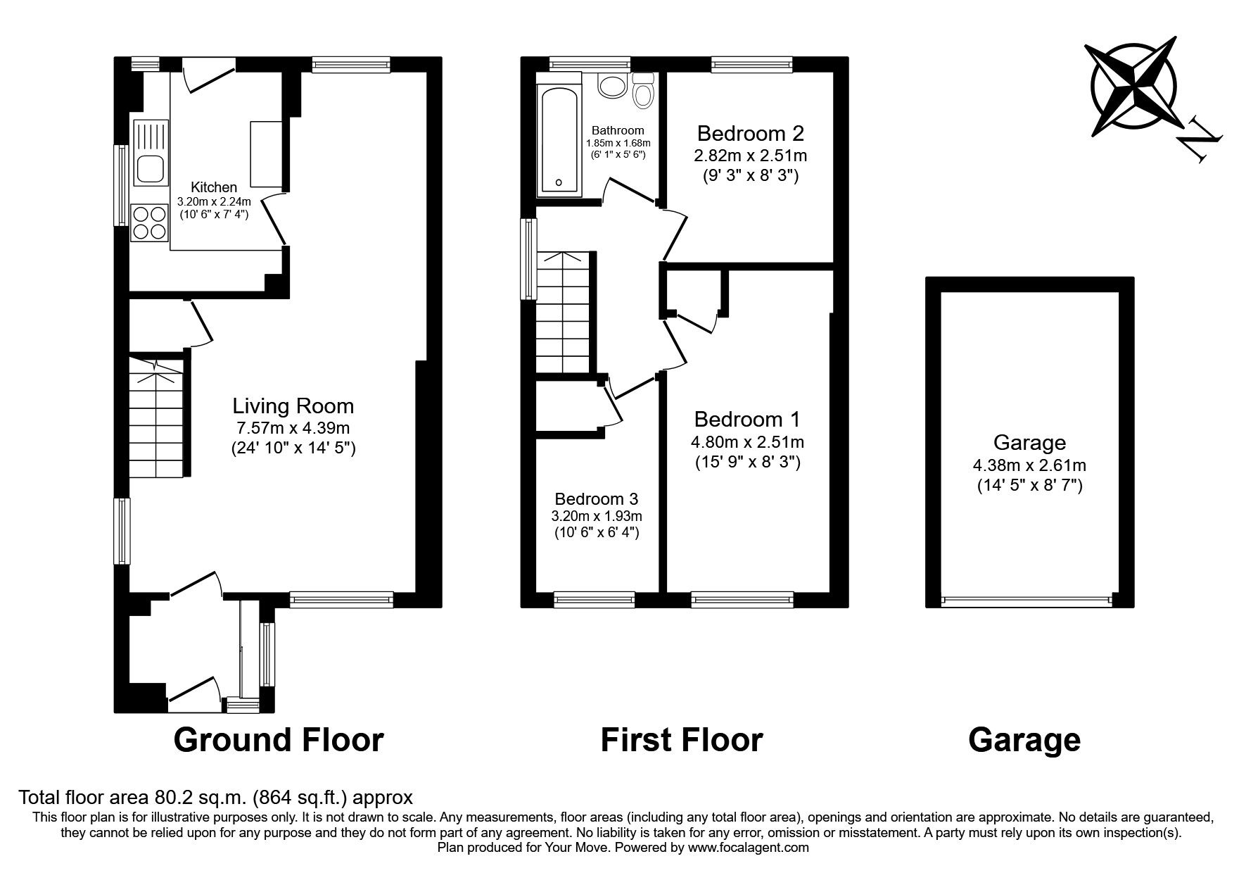 3 bed end terrace house for sale in Claremont Road, Hextable, Swanley