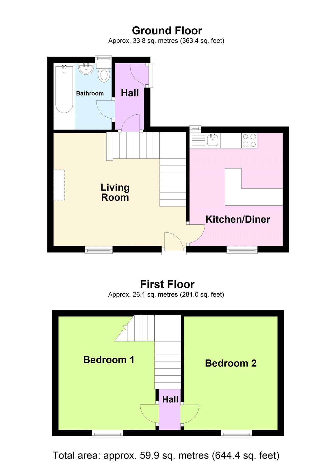 2 bed terraced house for sale in Cambrian Road, Neyland, Milford Haven