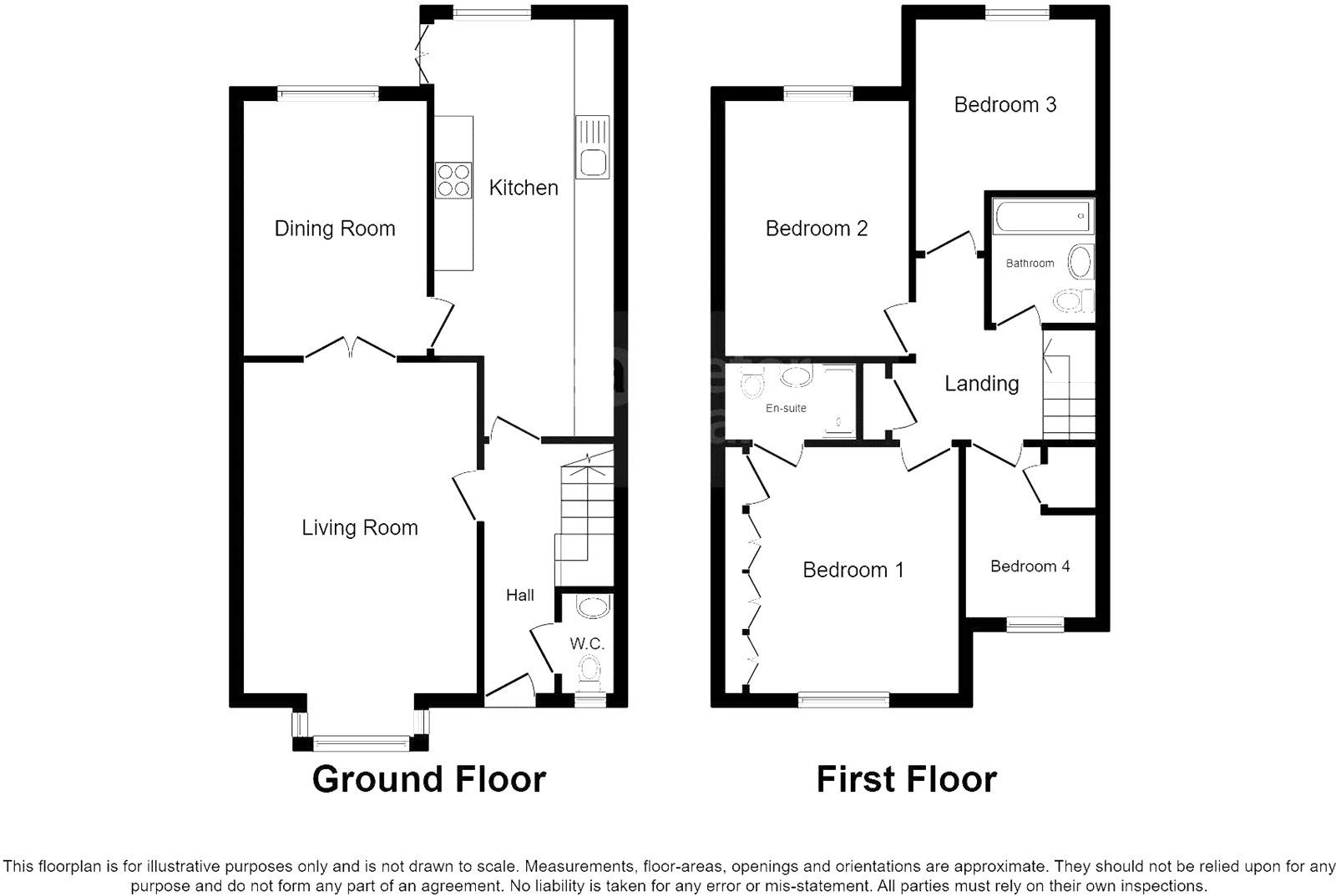 4 bed terraced house for sale in Alexander Court, Abercanaid, Merthyr