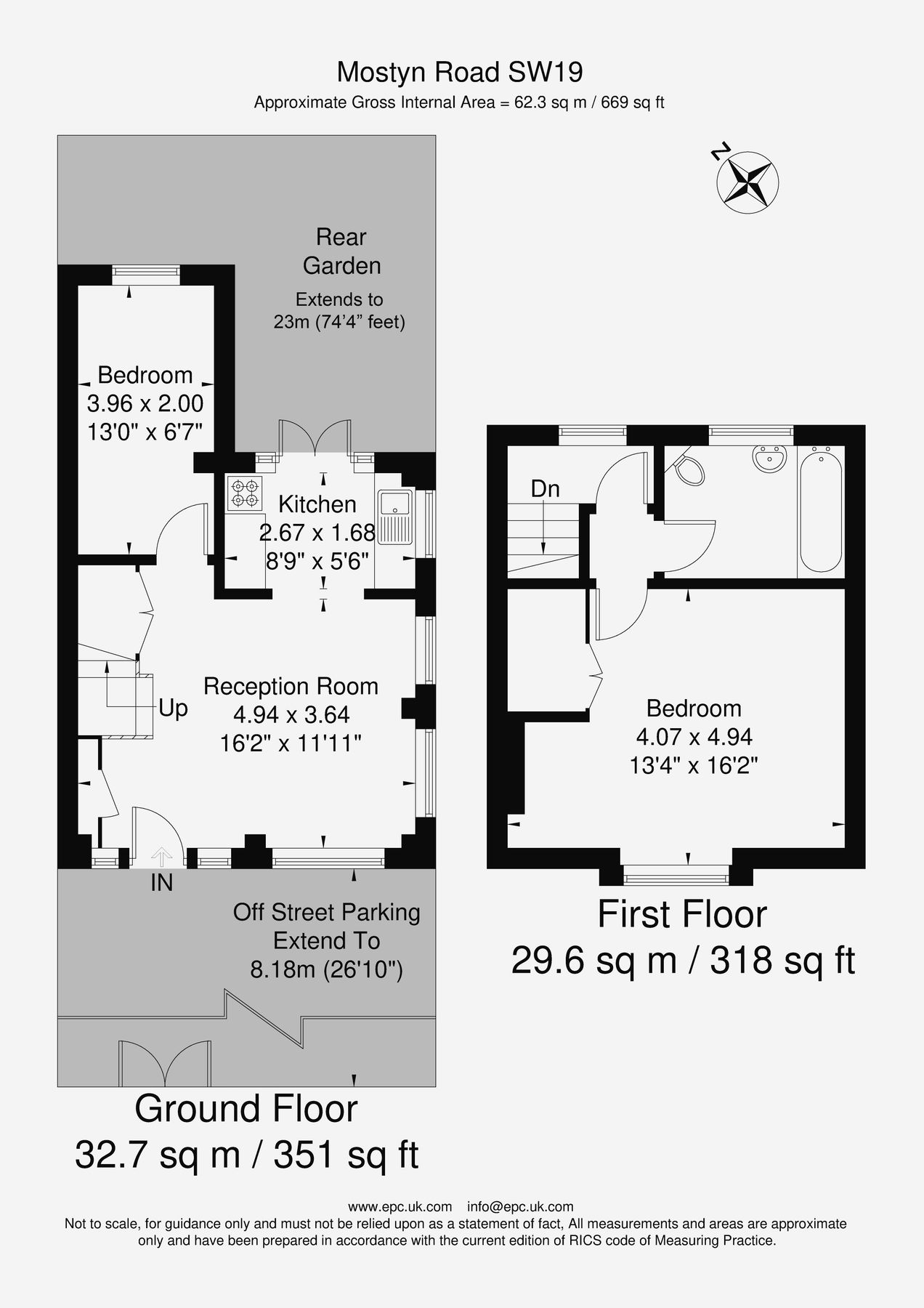 2 bed cottage for sale in Mostyn Road, Two Bedroom House, Private Drive