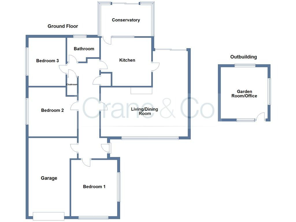 3 bed detached bungalow for sale in Hawthylands Road, Hailsham, East