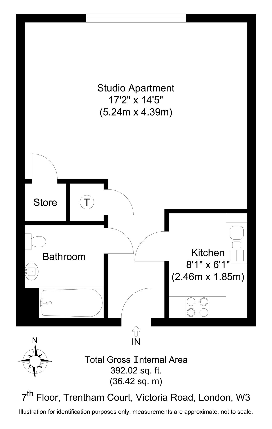 Studio to rent in Victoria Road, London W3 Zoopla