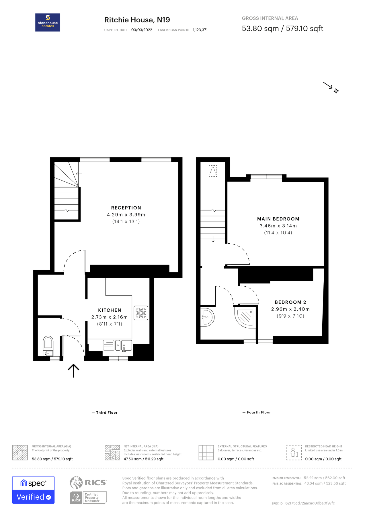 2 bed flat to rent in Ritchie House, Hazellville Road, London N19 Zoopla