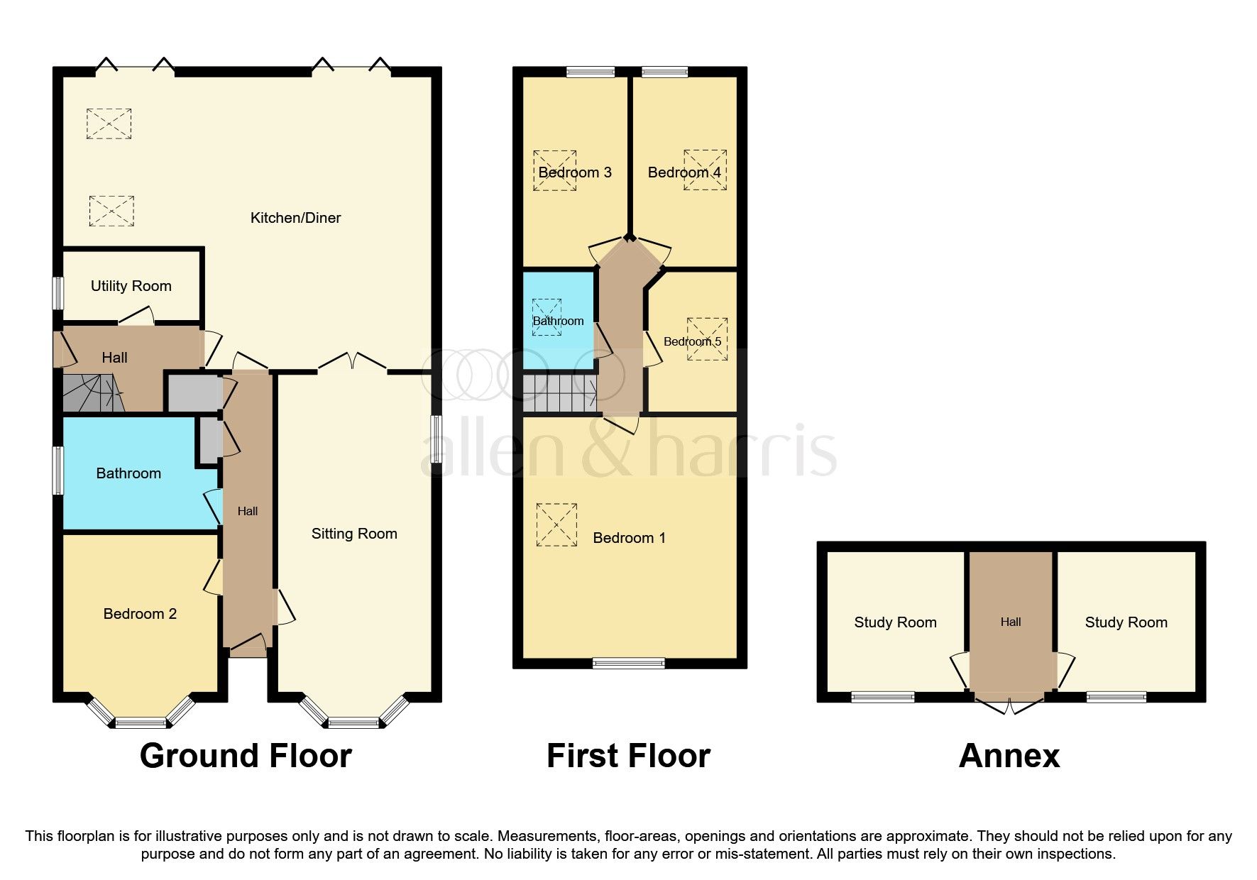 5 bed detached bungalow for sale in Foxborough Road, Radley, Abingdon