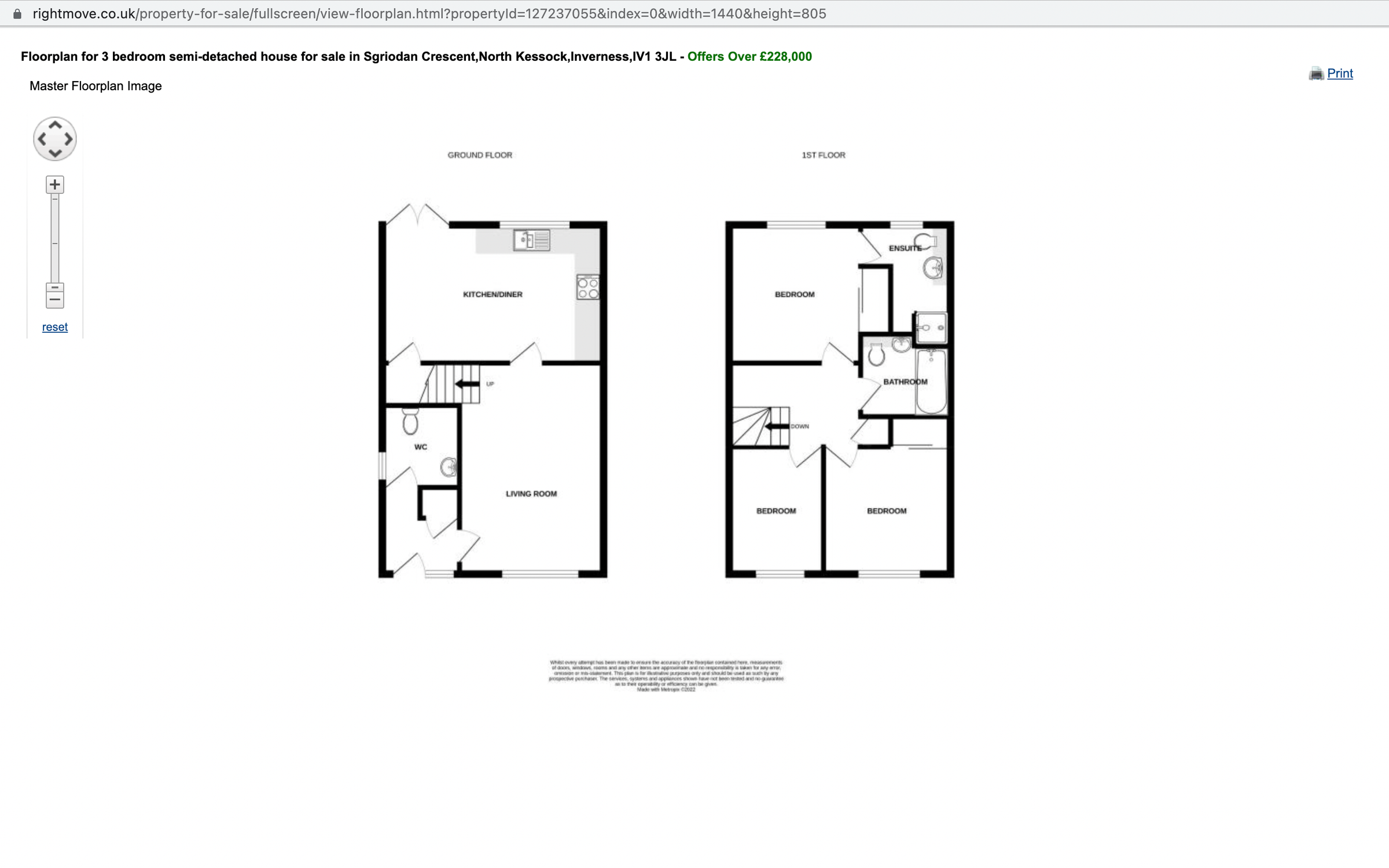 3 bed semidetached house for sale in Sgriodan Crescent, North Kessock