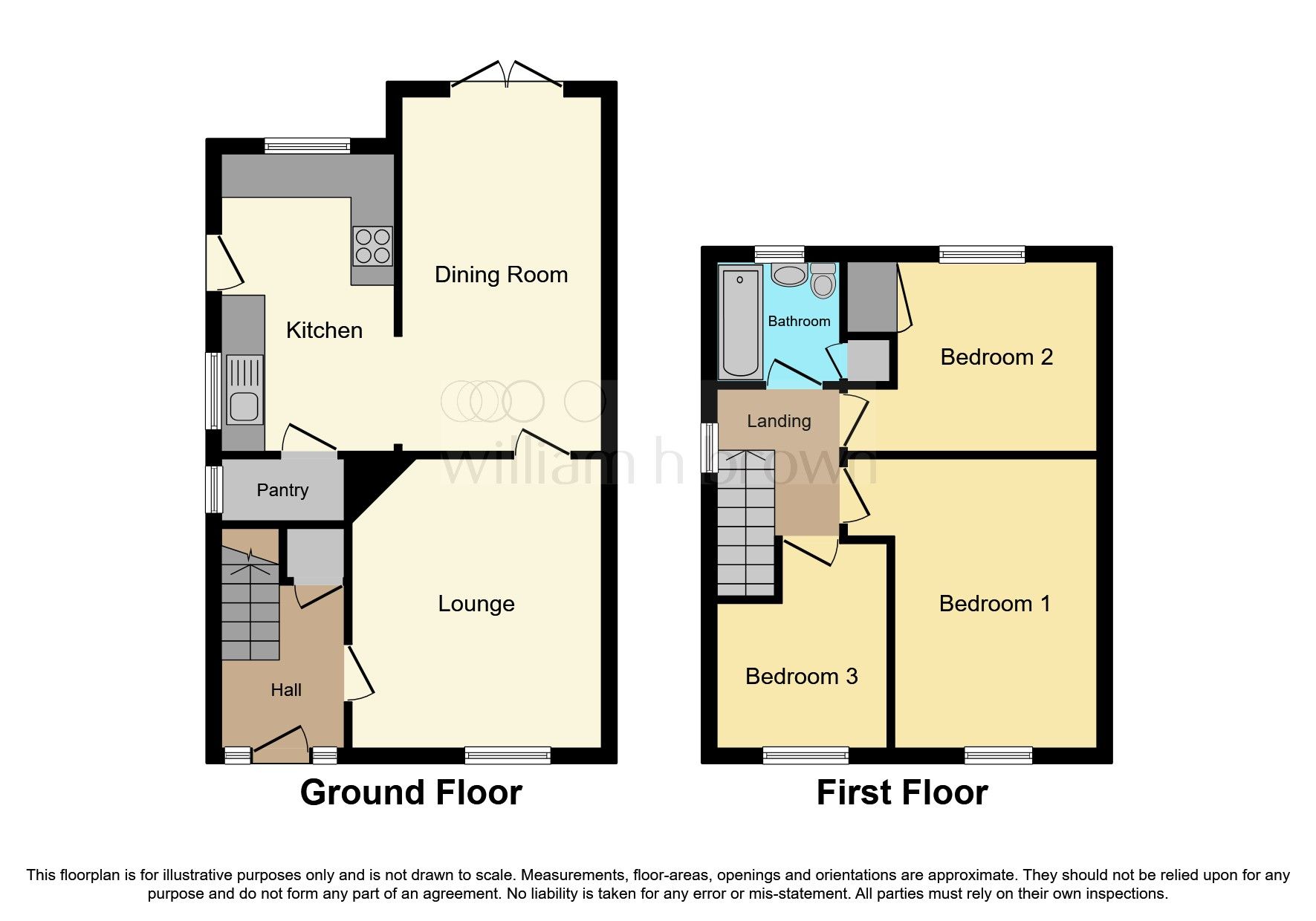 3 bed semidetached house for sale in Southdown Road, Yaxley