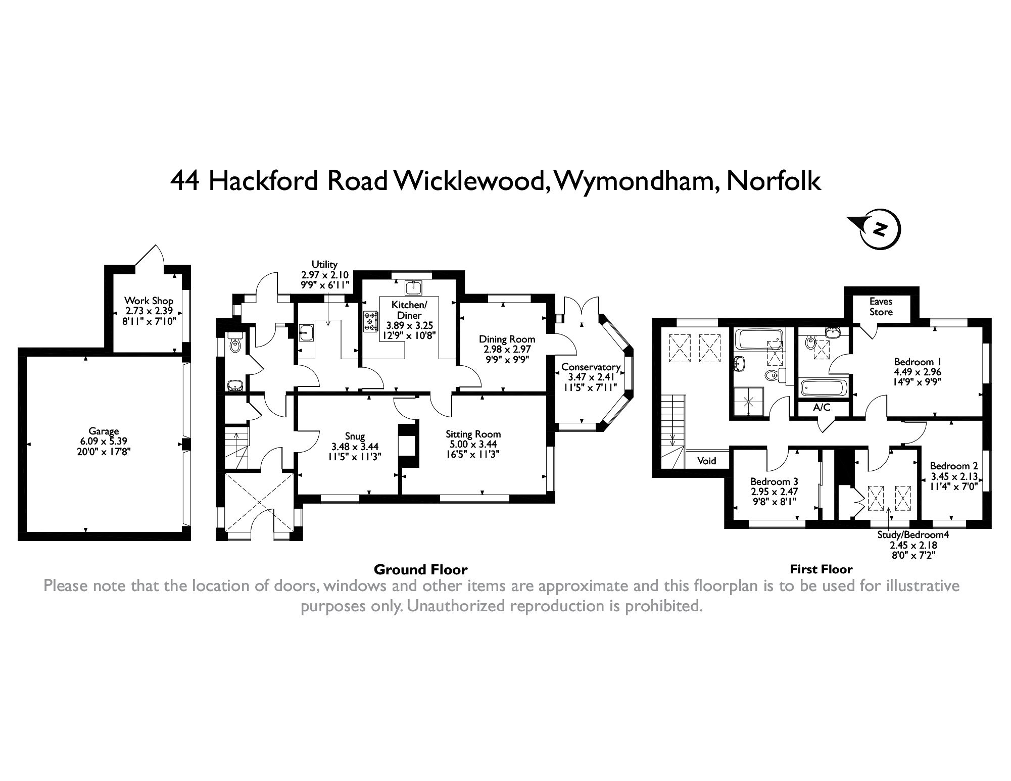 4 bed detached house for sale in Hackford Road, Wicklewood, Wymondham