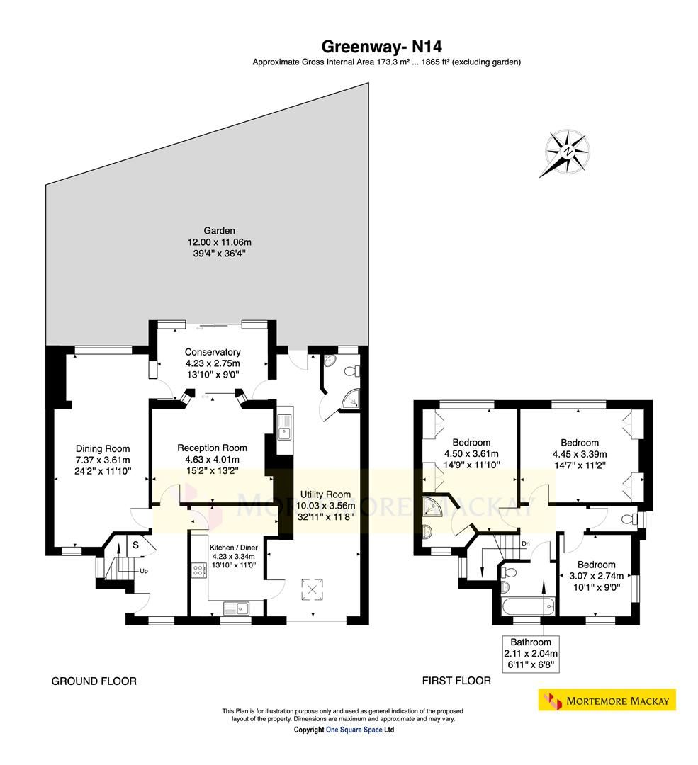 3 bed property for sale in Greenway, London N14 Zoopla