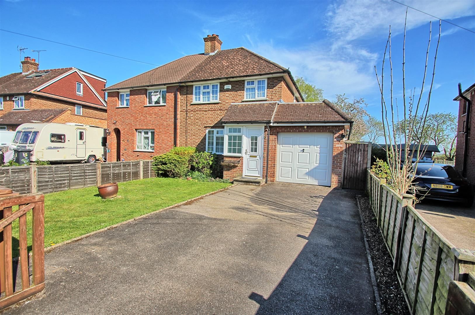 3 bed semidetached house for sale in Widford Road, Widford, Ware SG12