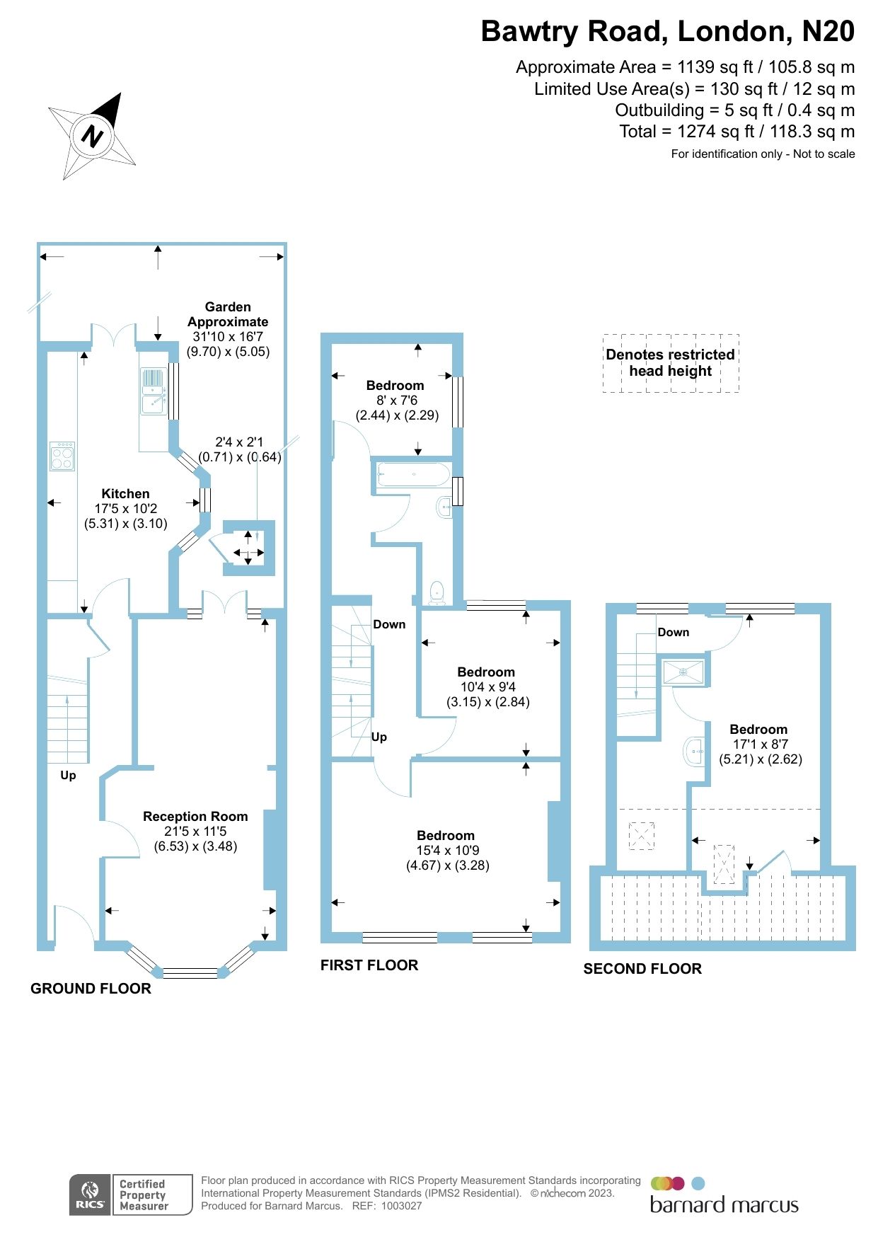 4 bed terraced house for sale in Bawtry Road, London N20 Zoopla