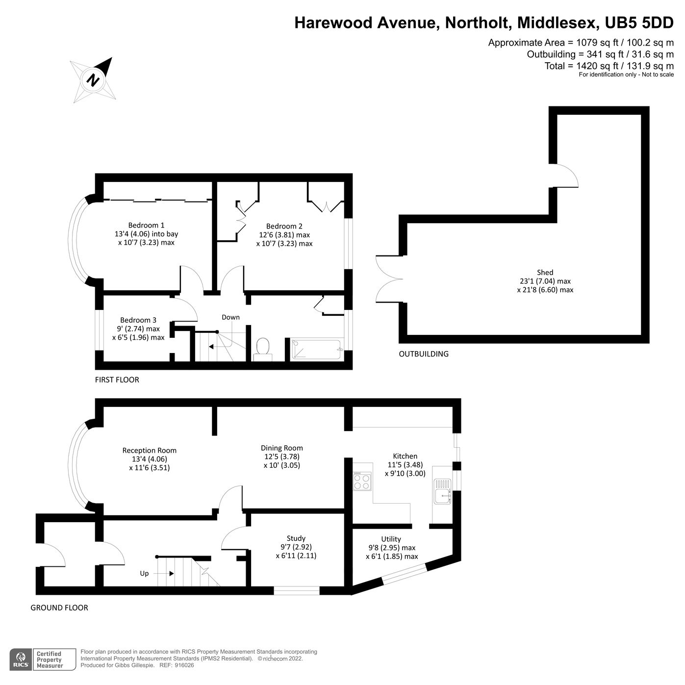 4 bed semidetached house for sale in Harewood Avenue, Northolt