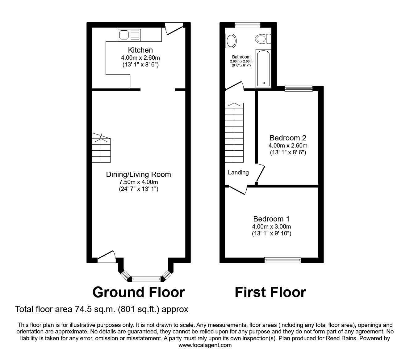 2 bed terraced house to rent in Seddon Street, St. Helens, Merseyside