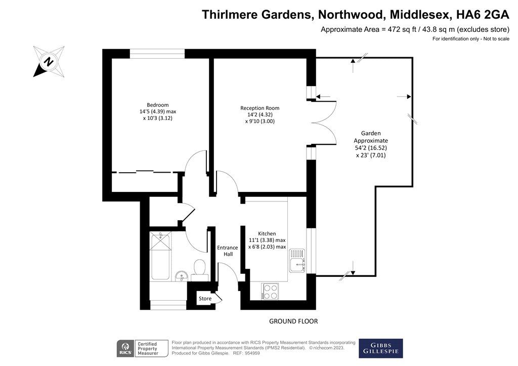 1 bed for sale in Thirlmere Gardens, Northwood, Middlesex HA6 Zoopla